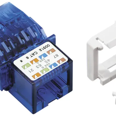 Module de raccordement cat.6.1×RJ45/u Snap in R&M 