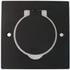 Presa da suolo Arnould ART, quadrato, 1×T13, zama, nero opaco 