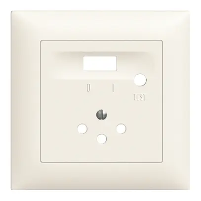 Kit frontale EDIZIOdue bianco 88×88mm T12 FI 