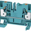 Morsetto di passaggio Weidmüller A2C PUSH IN 4mm² TS35 blu 