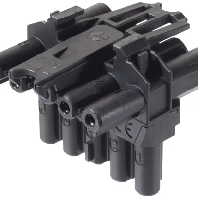 Bloc de distribution Wieland 5L GST18I5VK2P1TB V SW noir 