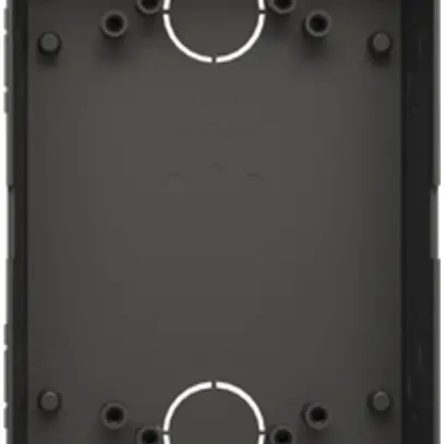 Scatola da incasso ABB-Welcome, taglia 1/2 (2 moduli), nero 