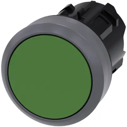 Contatto pulsante Siemens SIRIUS ACT verde anello frontale met. 