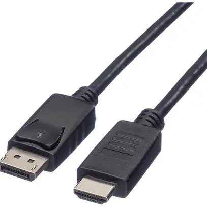 Câble DisplayPort/HDMI ROLINE RM FHD@60Hz (DisplayPort 1.1) noir 2m 