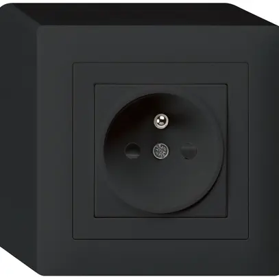AP-Steckdose kallysto 2P+T schwarz 