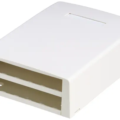 Scatola di raccordo AP Panduit per 12 moduli Mini-Com, bianco 