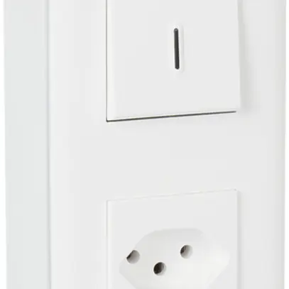 Combinaison AP ATO grd.I-I blanc AR/1L avec LED+T13 