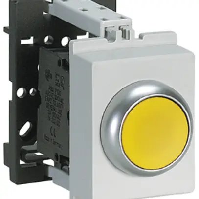 Pulsante INS K&N 16A Ch/R grigio/giallo 