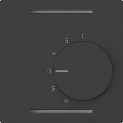 Thermostate d'ambiance ENC kallysto noir sans interrupteur 