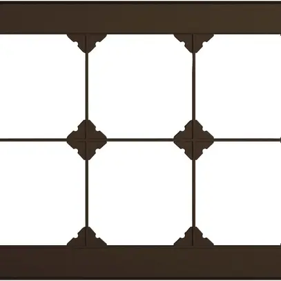 En-tête ENC EDIZIO.liv SNAPFIX® 2×3 pour combinaisons au choix brun 