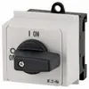 Interruttore rotativo INS ACC-CHIUS ETN, P1, 32A, 3P+N, tasto nero 