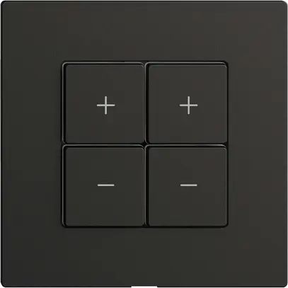 Dimmer Uni-LED 2K/4T Edue Wiser nero 