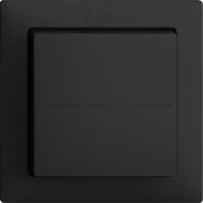 Pulsante RF EnOcean Feller EDIZIOdue F, 2c/1t, senza batterie, nero 