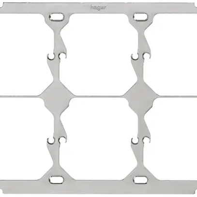Placca di fissaggio Hager 2×3 hor. 197×137mm 