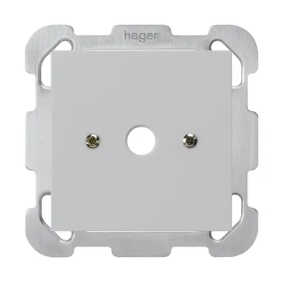 Scatola di raccordo INC kallysto grigio chiaro Ø9mm s.morsetti piastra fissaggio 