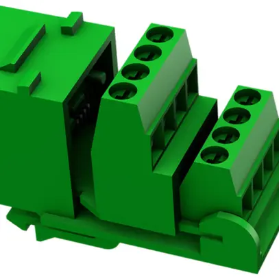 Module de raccordement RJ45 Cecoflex, Keystone, 8-Pol/u, vert 