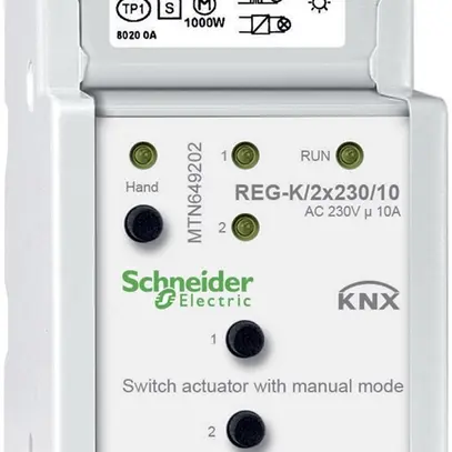 Actionneur-commutateur AMD KNX SE, 2×230V, MTN649202 