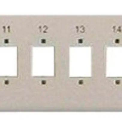 Plaque frontale pour panneau de distribution 19" pour FO 1UH 