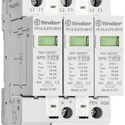 Scaricatore di sovratensione Finder tipo 1 per reti trifase 