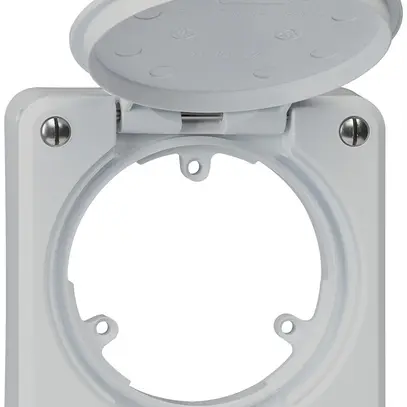 Partie supérieure robusto avec clapet gris 3-points avec disque de réduc. 