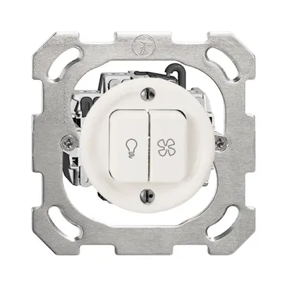 Interrupteur ENC pour lum.et ventilat. FH 3/3/1L blanc 