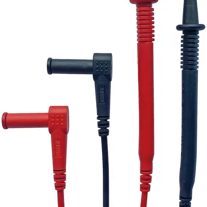 Jeu de câbles de mesure CIMCO pointes d'essai 1000V max.16A 1m noir/rouge 