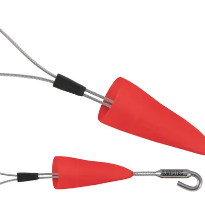 Passacavi a anello RunpoFix con filettatura RTG Ø6mm Ø27/30mm per tubo 40mm 