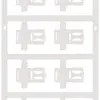 Marcatore d.conduttore Weidmüller MultiCard SFC p.Ø3.5…7mm 21×12.5mm PA66 bianco 