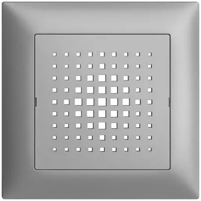 Kit frontale INC EDIZIOdue silver 88×88mm per gong 3070 