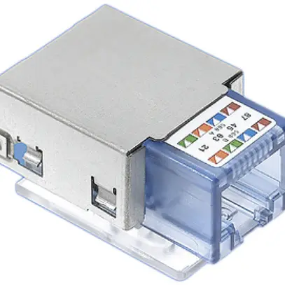 Module de connexion RJ45u cat.6 Real10/s AWG24…22 