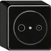 Prise de passage AP basico TV-R 19dB noir 
