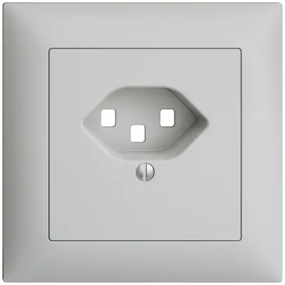 Kit frontale INC EDIZIOdue grigio chiaro 88×88mm 1×T23 