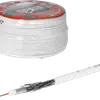 Cavo coassiale TV/radio 75 ohm Ø4.3mm bianco Eca 