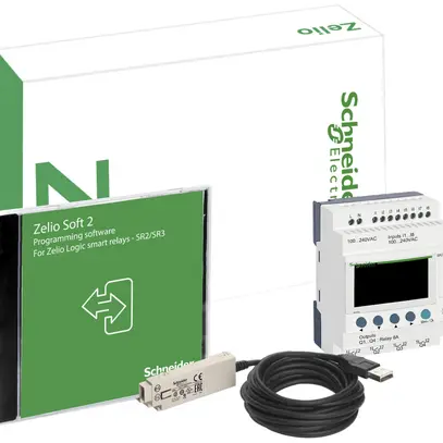 Module de commande kit Zelio II compact 230V, SR2B121FU 