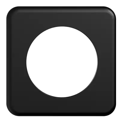 Placca di copertura STANDARDdue 1×1 1×Ø58, nero 