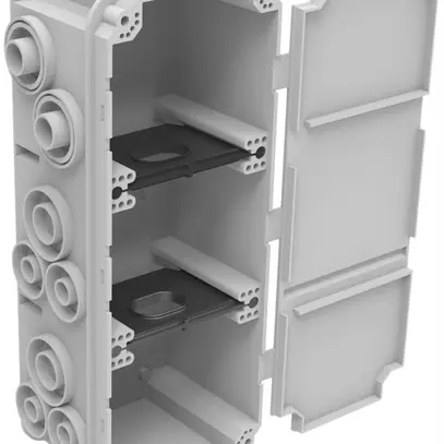 Scatola INC Spotbox UP3, 3×1, grigio 