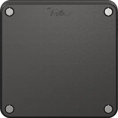 Blindabdeckung NEVO N.CO Einbautiefe 3 mm, schwarz 