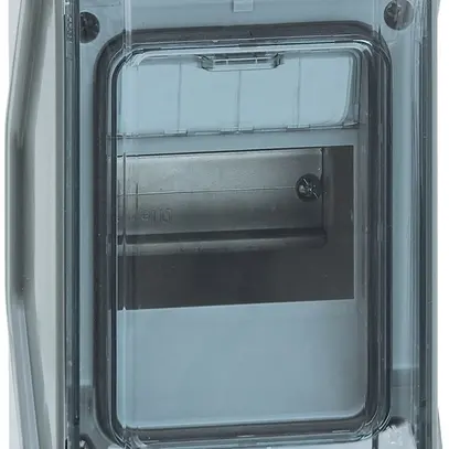 Distributore AP IP 65 PLEXO3, 1 fila×4UM, grigio/trasparente 