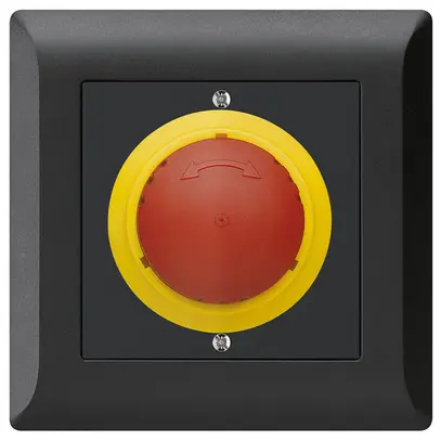 Contact pivotant ENC kallysto.line ARRÊT D'URGENCE noir 