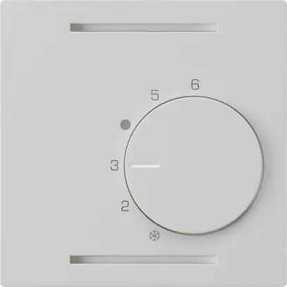 Termostato ambiente INC kallysto grigio chiaro senza interruttore 
