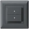 Interruttore per tapparelle INC kallysto.line con 2 tasti di comando antracite 