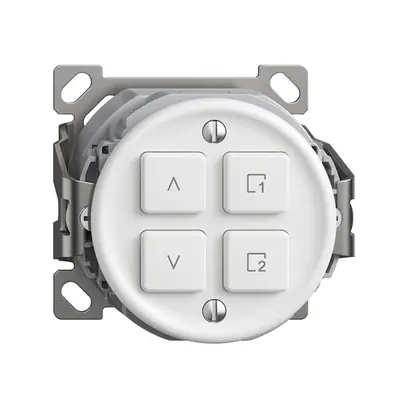 AP-Nebenstelle 1K/4T zu Storenschalter Szene Sdue Wiser weiss 