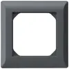 Cadre de recouvrement ENC kallysto.line 1×1 anthracite 92×92mm 