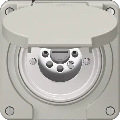 Contatto rotativo NEVO N.CO senza cilindro, KS, 0 <- 1, grigio chiaro 