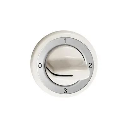 Frontset Feller 0-1-2-3 weiss für Drehschalter 