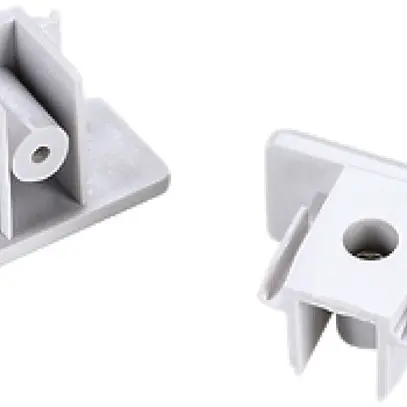 Cappa terminale SLV per binario conduttore AP 1-fase, bianco, 2 pezzi 