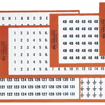 Carte de marquage SES AC blanc/noir 