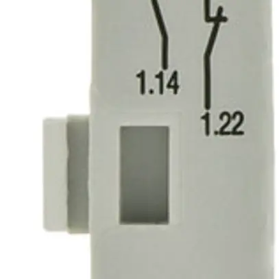 Contatto ausiliare Eaton, 1Ch, 1R, montato a destra, morsetto Push-in 