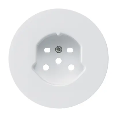 Kit frontal HA robusto pour prise type 15 avec bornes enfichables blanc 