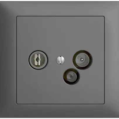 Prise de données INC TV-R DD11 5…65MHz EDIZIOdue gris foncé 